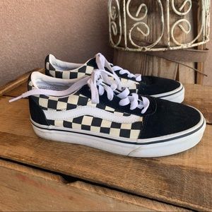 Vans Checkered Lace Up Sneakers